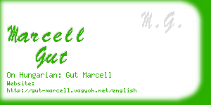 marcell gut business card